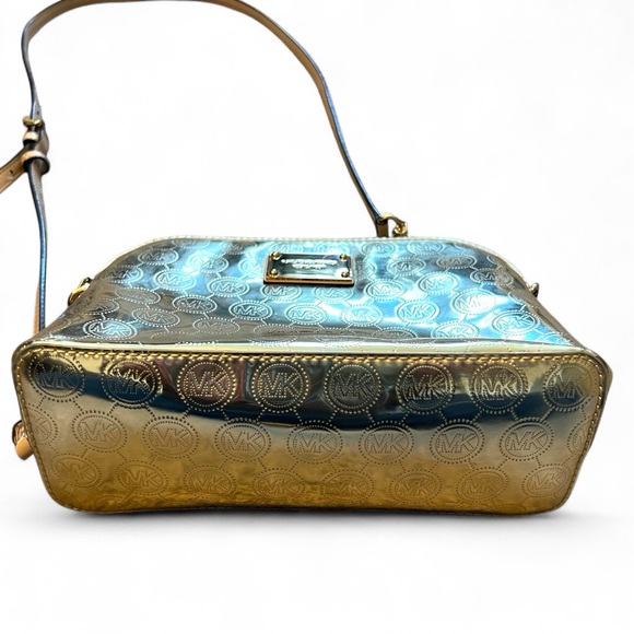 Michael Kors Shiny Gold shoulder crossbody bag - Picture 4 of 7